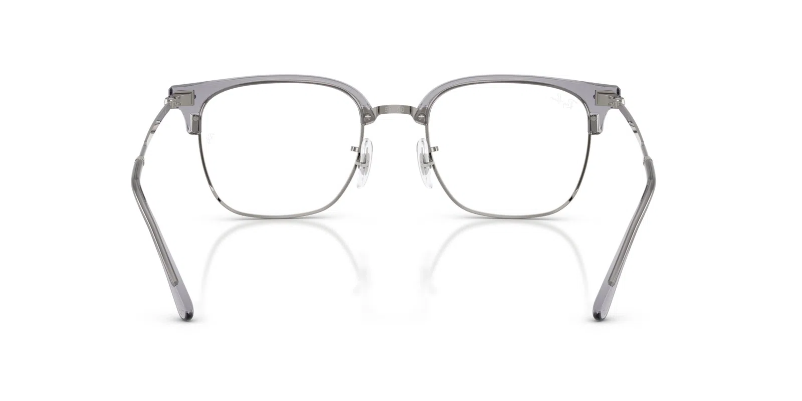 Ray-Ban New Clubmaster 7216 Eyeglasses - Blue On Gunmetal - view 19